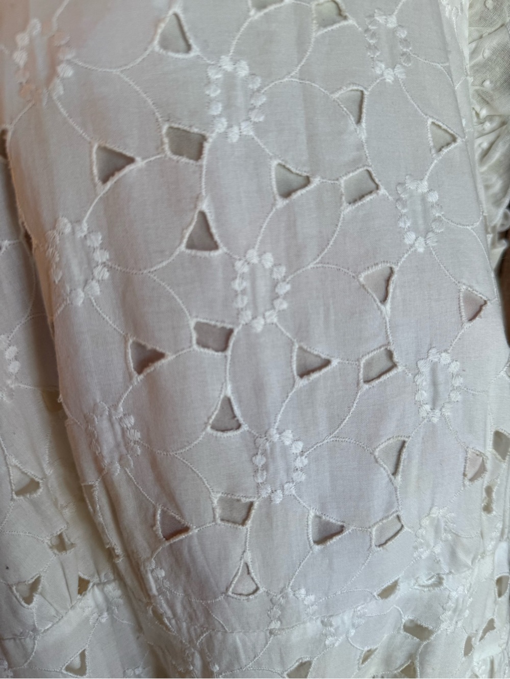 JCrew White Eyelet Ruffle Dress - Picture 2 of 10